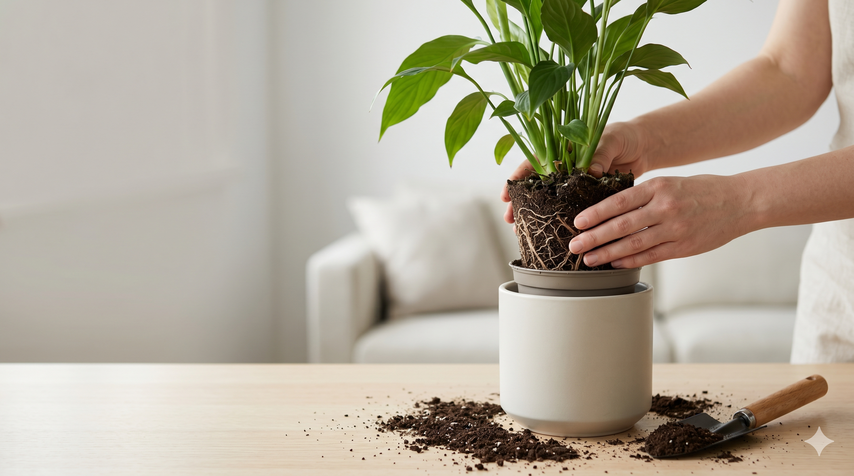 Cómo trasplantar una planta sin matarla: señales, pasos y errores
