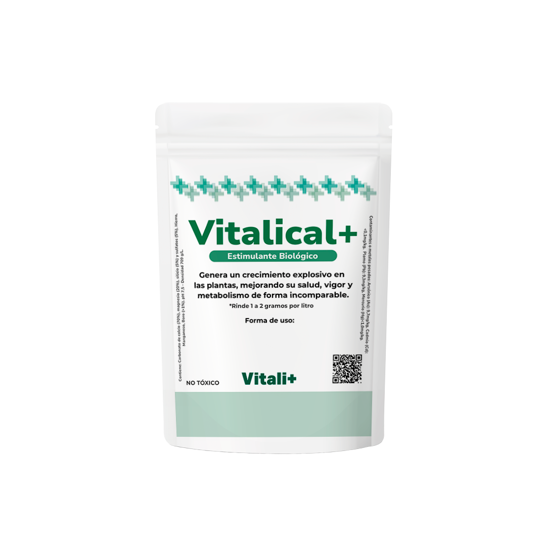 Vitalical de Vitali+ — Aplicación en plantas