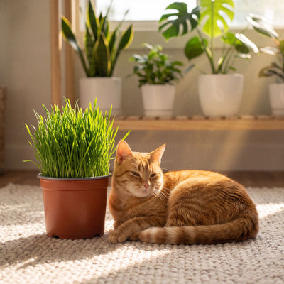 Kit de siembra hierba o pasto para gatos